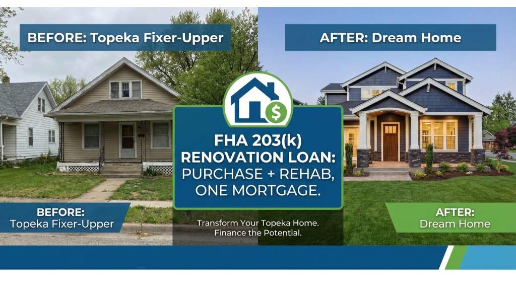Transform Your Topeka Home with an FHA 203k Renovation Loan