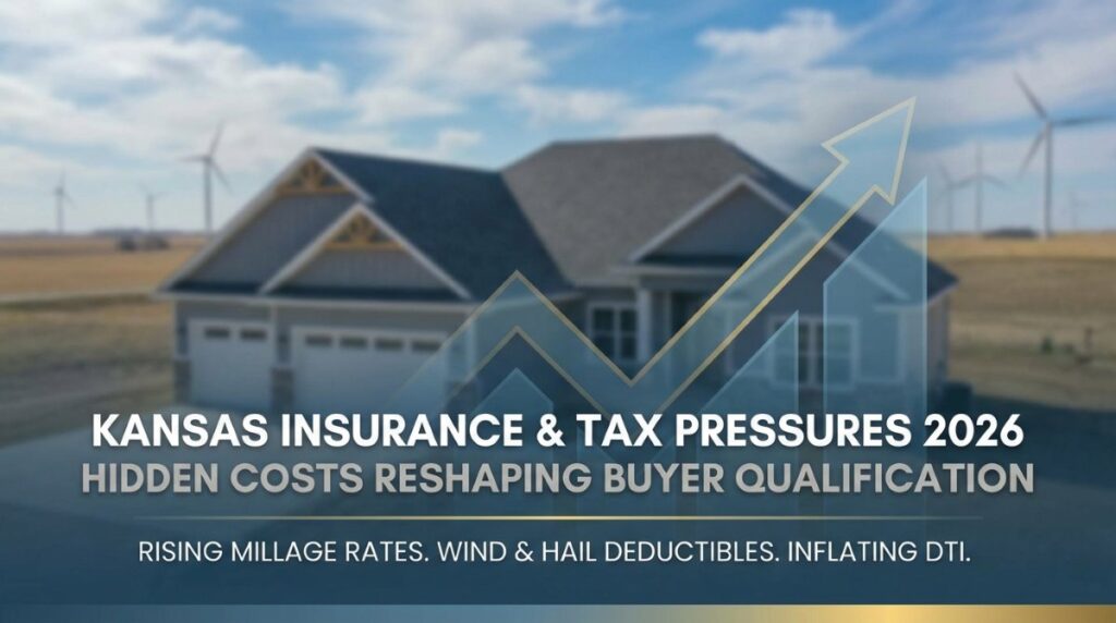 Kansas Insurance and Tax Pressures in 2026: Hidden Costs Reshaping Buyer Qualification