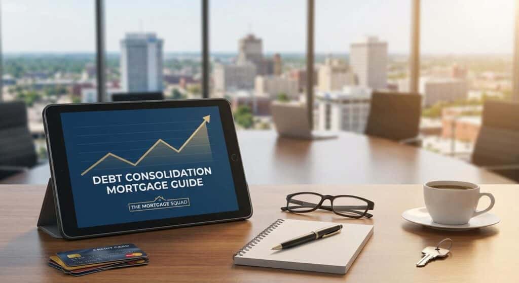Create a professional hero image for this section. Context: Expert Guide to Securing a Debt Consolid