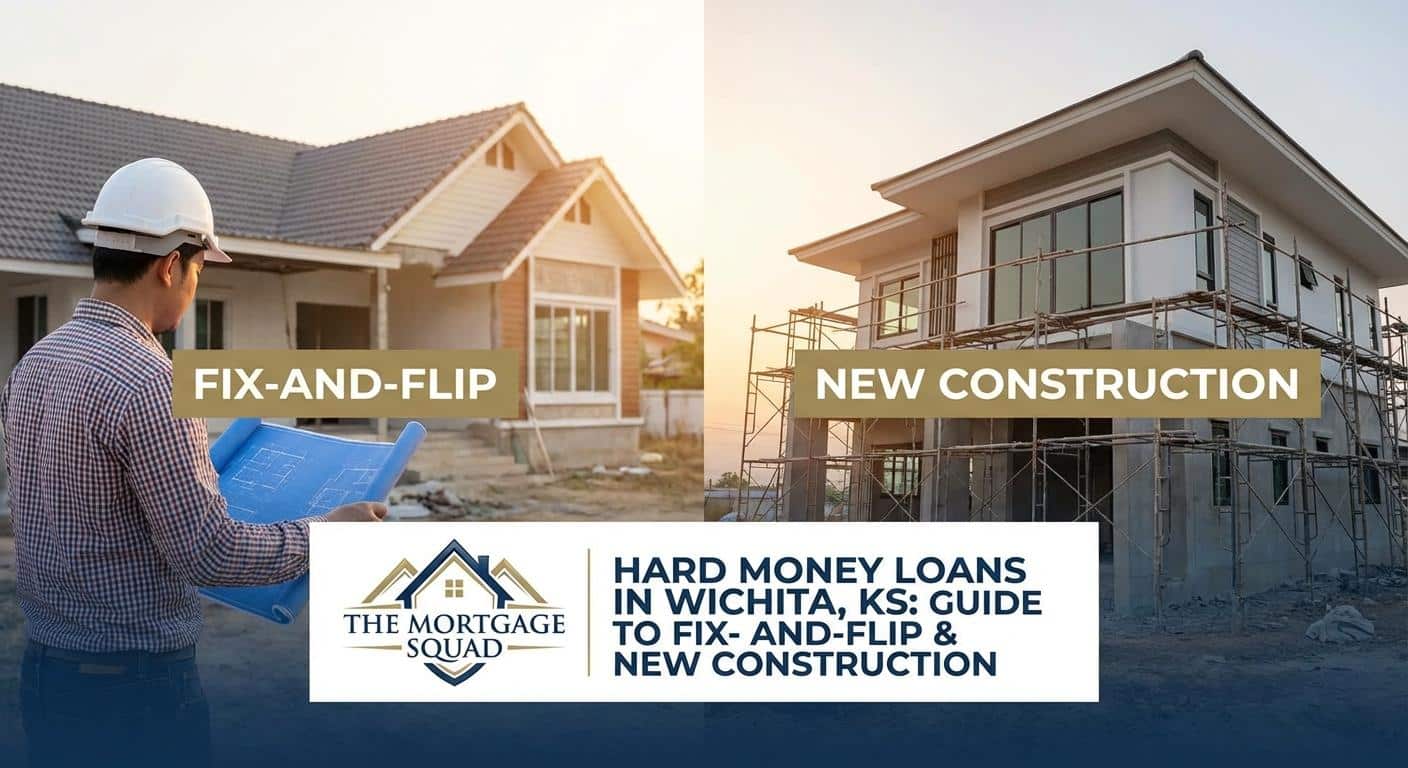 Create a professional hero image for this section. Context: Guide to Hard Money Loans in Wichita, KS