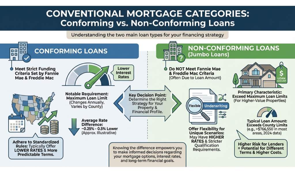 Conforming vs. Non-Conforming Conventional Loans
